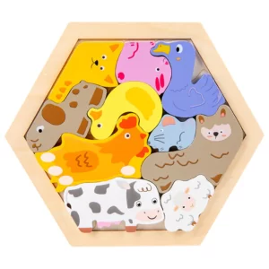 Puzzle Animaux Montessori