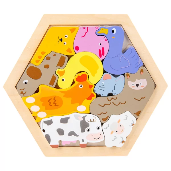 Puzzle Animaux Montessori