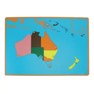 Puzzle Continent Océanie Montessori
