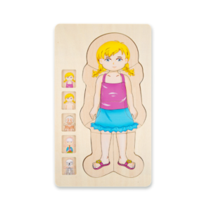 Puzzle Corps Humain Fille Montessori