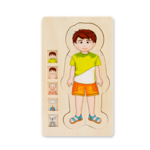 Puzzle Corps Humain Garçon Montessori