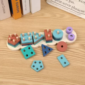 Puzzle Montessori en Bois Bébé