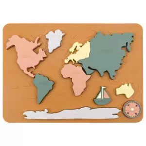 Puzzle Planisphère Montessori