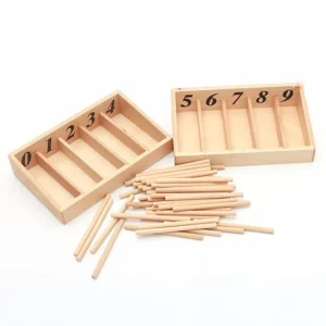 Boite de fuseaux Montessori