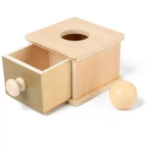 Boite permanence de l'objet Montessori