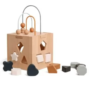 Cube d'activité en bois montessori