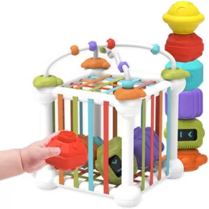 Cube d'activité bébé montessori