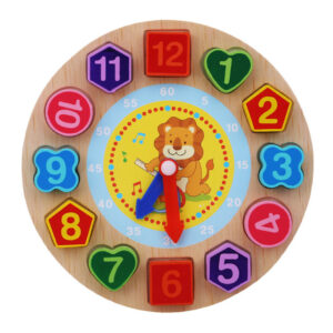 Horloge en Bois Montessori