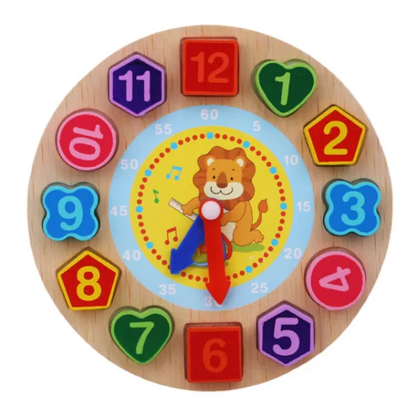 Horloge en Bois Montessori