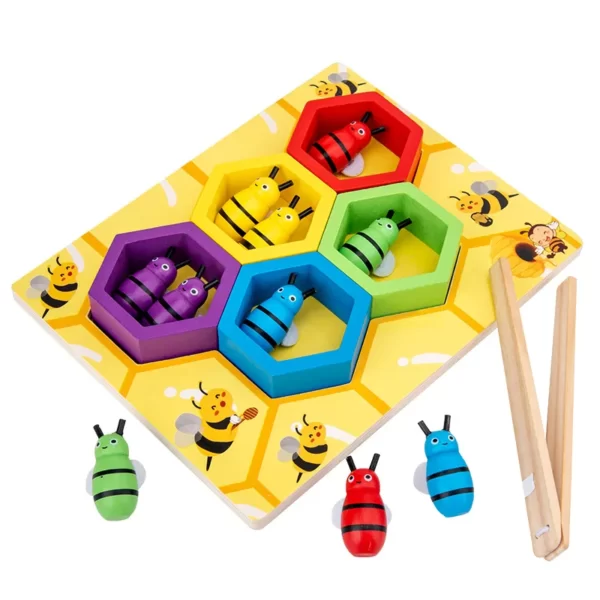 Jeu des abeilles Montessori