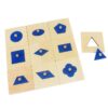 Formes à dessin Montessori